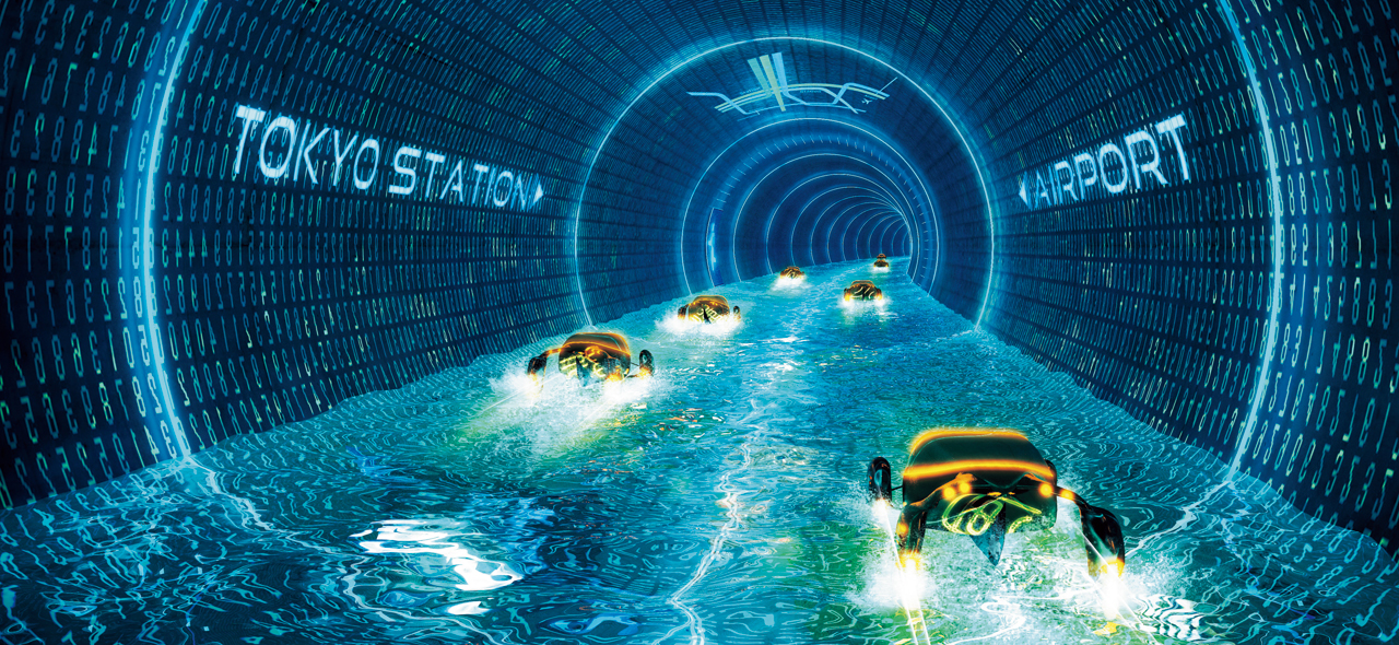 地下40mの 超巨大水路 で水都 東京の復活を Emira