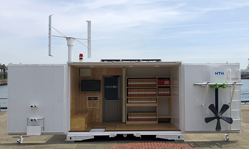 減災への手助けに！ 自然エネルギーで発電・蓄電する次世代備蓄