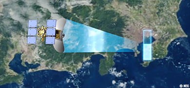 災害の前後比較と予測に「ASNARO-2」が活躍！ NECの人工衛星活用術