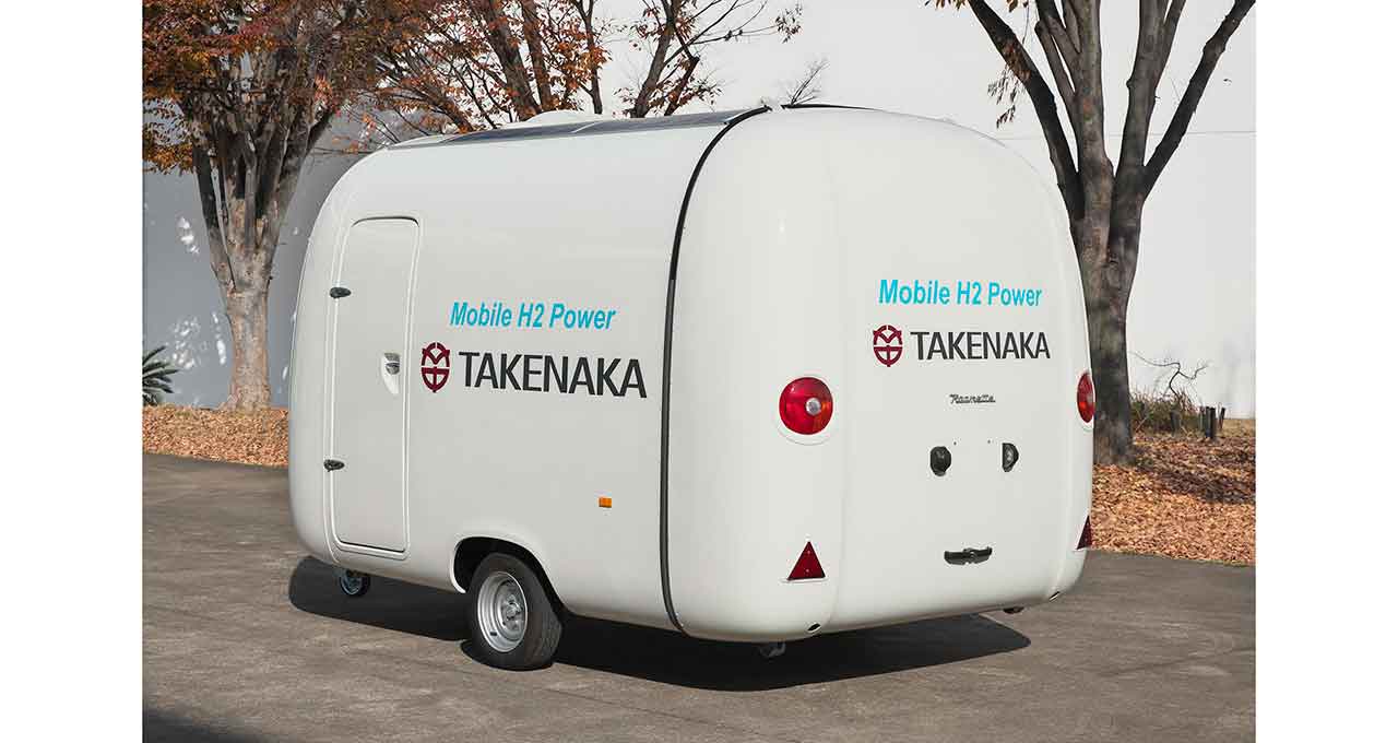 竹中工務店らが「牽引式水素発電装置」を新開発