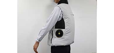 ファン×半導体素子冷却ベスト着用で猛暑下の作業負荷軽減を確認